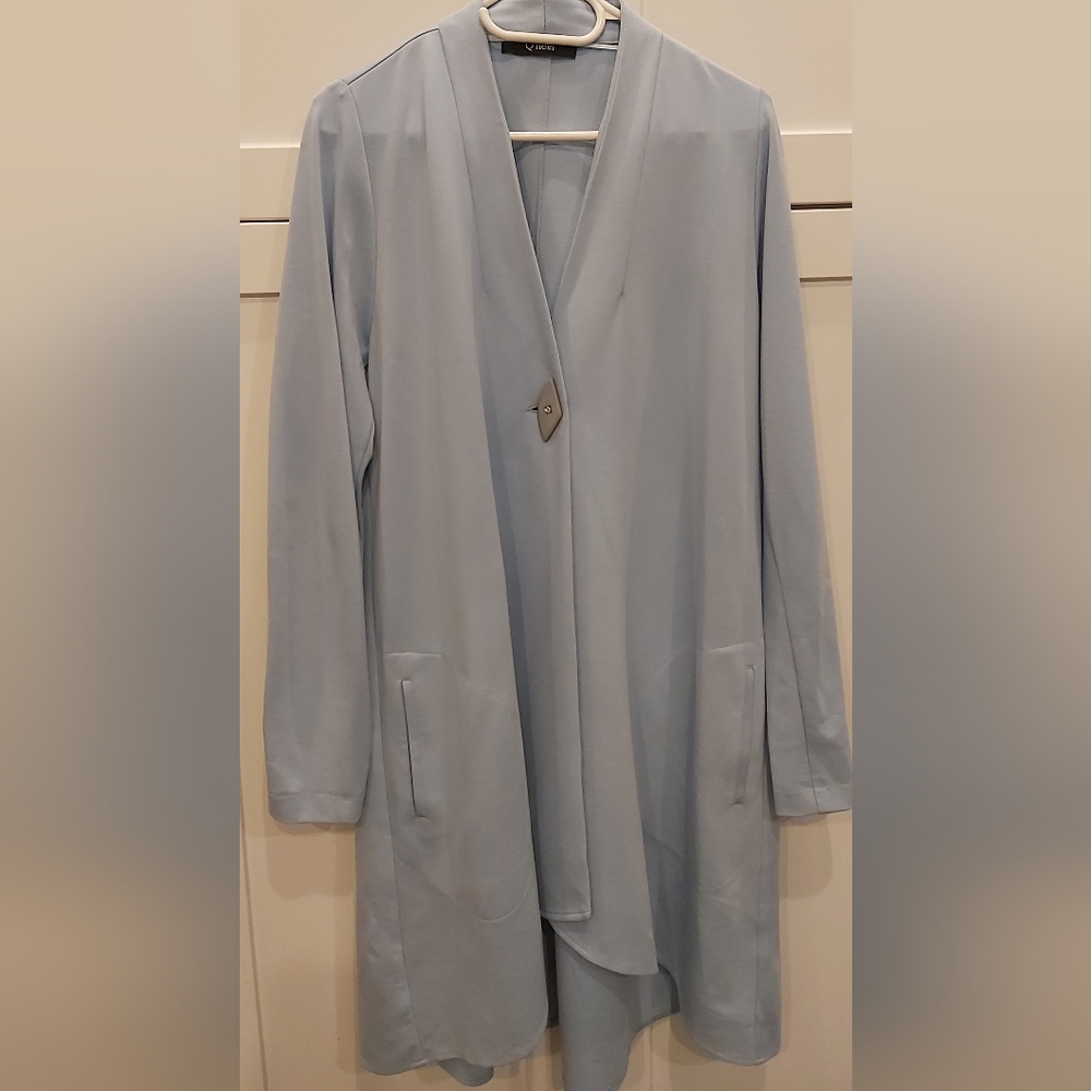 Q'Neel long button front jacket